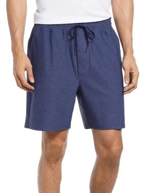 OUTDOOR VOICES Sunday 7-Inch Navy Shorts - Size Large